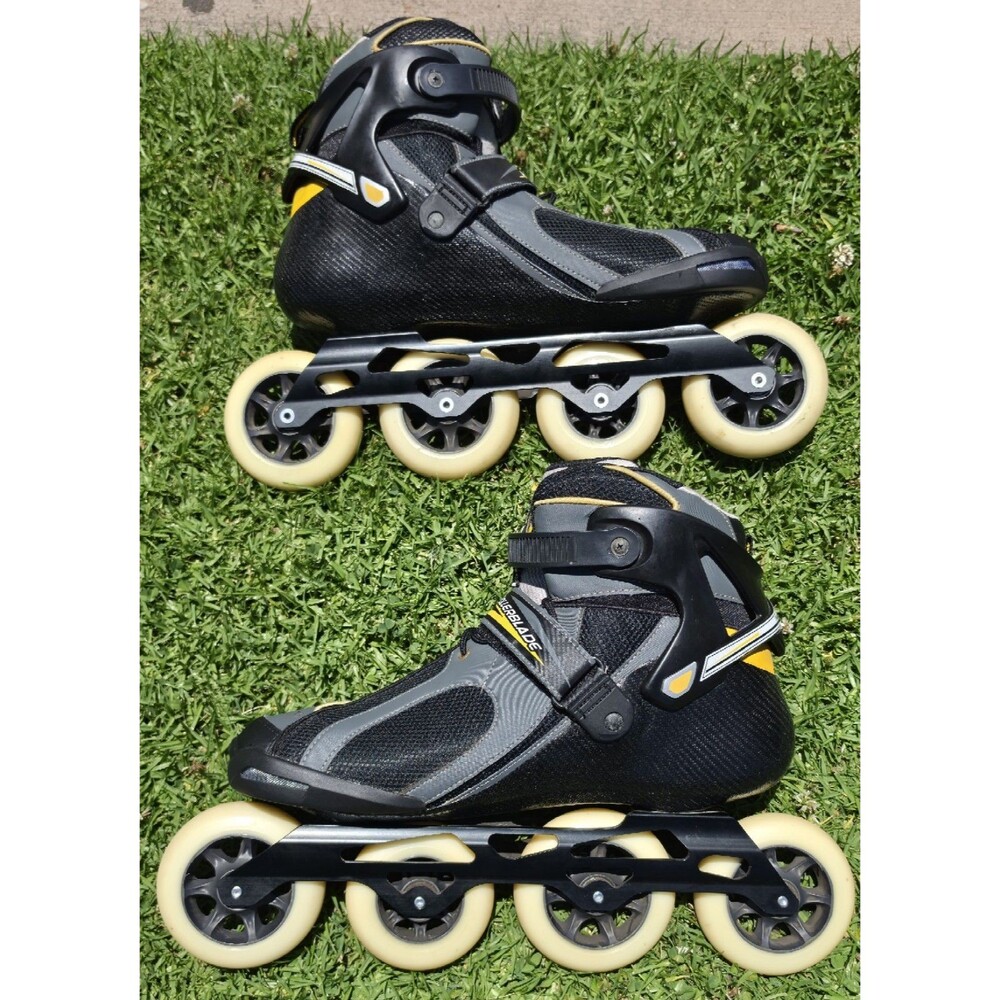 Rollerblade Tempest 100 Inline Skate Men's 13 Black/yellow (See Description)